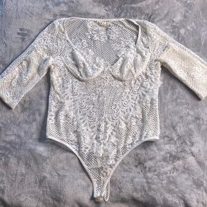 Plus Lace Bodysuit